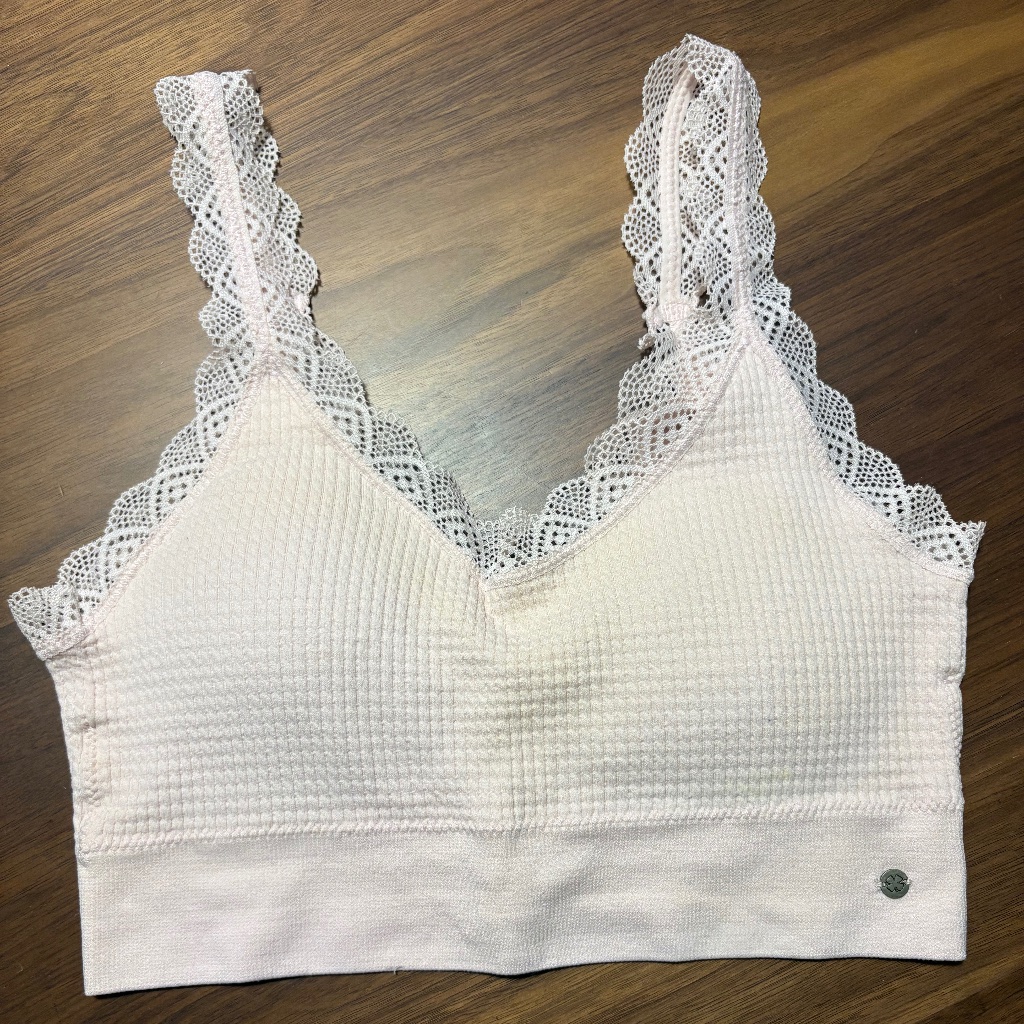 Lucky Brand Blush Pink Wireless Bra  Size Medium